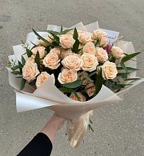 Букет Кремовые розы Латте в Братовщине