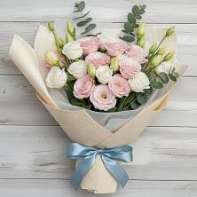 Букет шампанское в Братовщине Букет цветов из: Лизиантусы в Братовщине