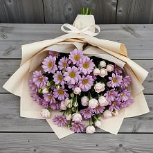 Букет цветов из:  Розы и Хризантемы в Братовщине