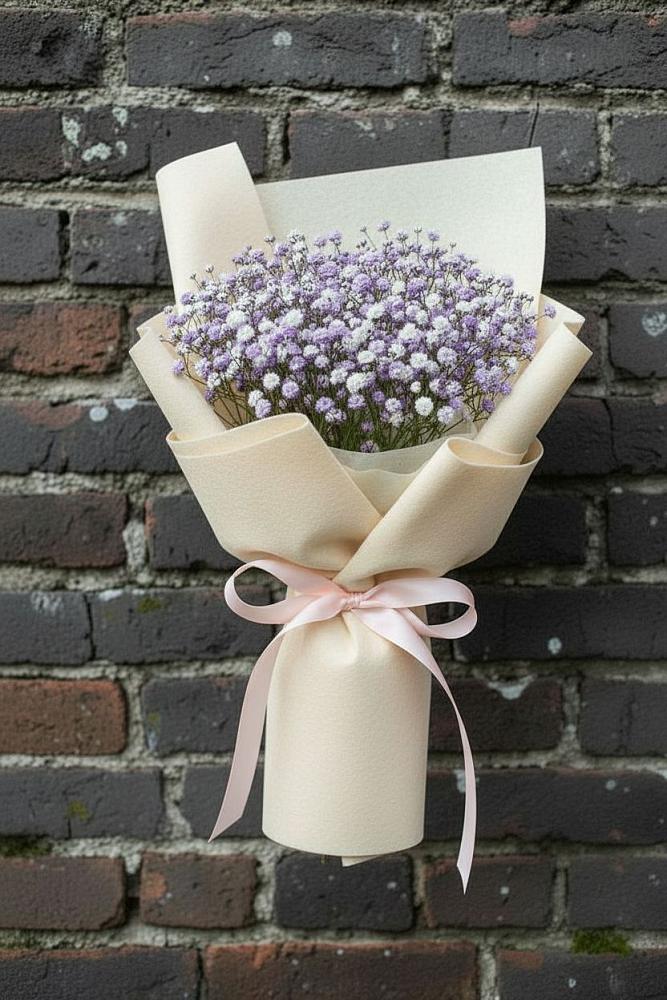 Букет Нежные чувства в Братовщине Букет цветов из: Гипсофила в Братовщине