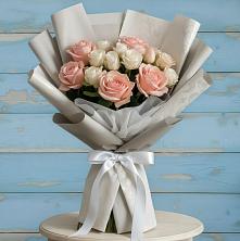 Букет Нежное облако в Братовщине Букет цветов из: Розы в Братовщине