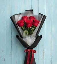 Букет в ритме города в Братовщине Букет цветов из: Розы в Братовщине