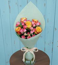 Букет Отличное настроение в Братовщине Букет цветов из: Розы в Братовщине