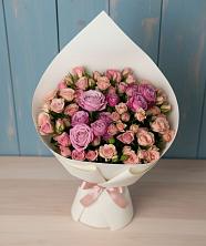 Букет Нежная розовость в Братовщине Букет цветов из: Розы в Братовщине